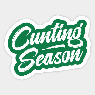 Cunting Season Sticker